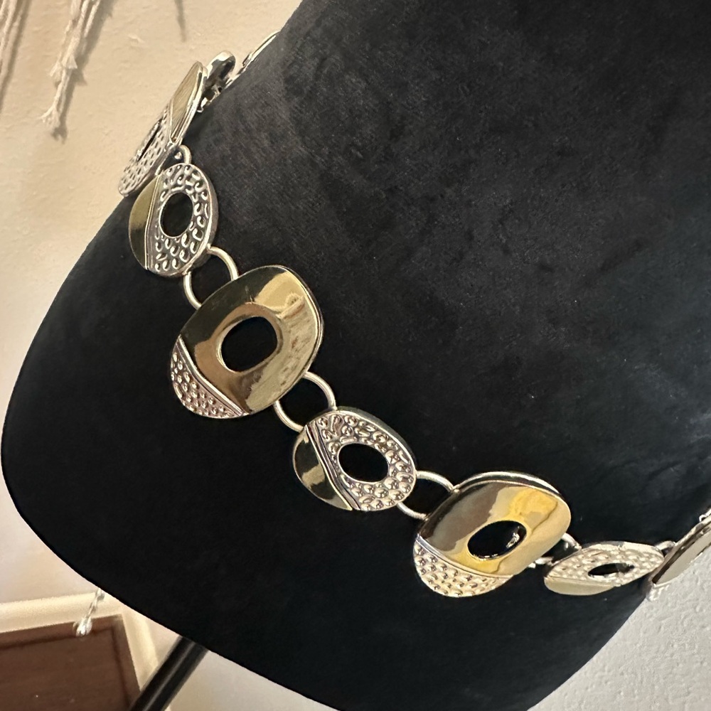 Mod Silver Chain Link Belt